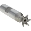 Dovetail Cutter: 45 °, 1/2" Cut Dia, 1/4" Cut Width, High Speed Steel
