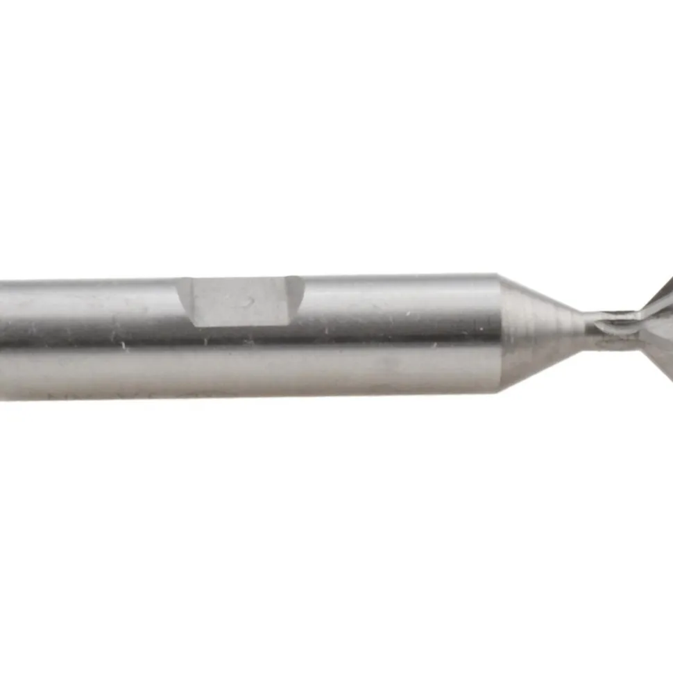 Dovetail Cutter: 45 °, 3/8" Cut Dia, 3/16" Cut Width, Cobalt