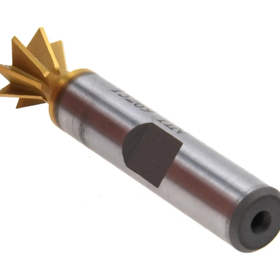 Dovetail Cutter: 60 °, 1/2" Cut Dia, 7/32" Cut Width, High Speed Steel