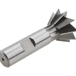 Dovetail Cutter: 60 °, 1-3/8" Cut Dia, 9/16" Cut Width, High Speed Steel