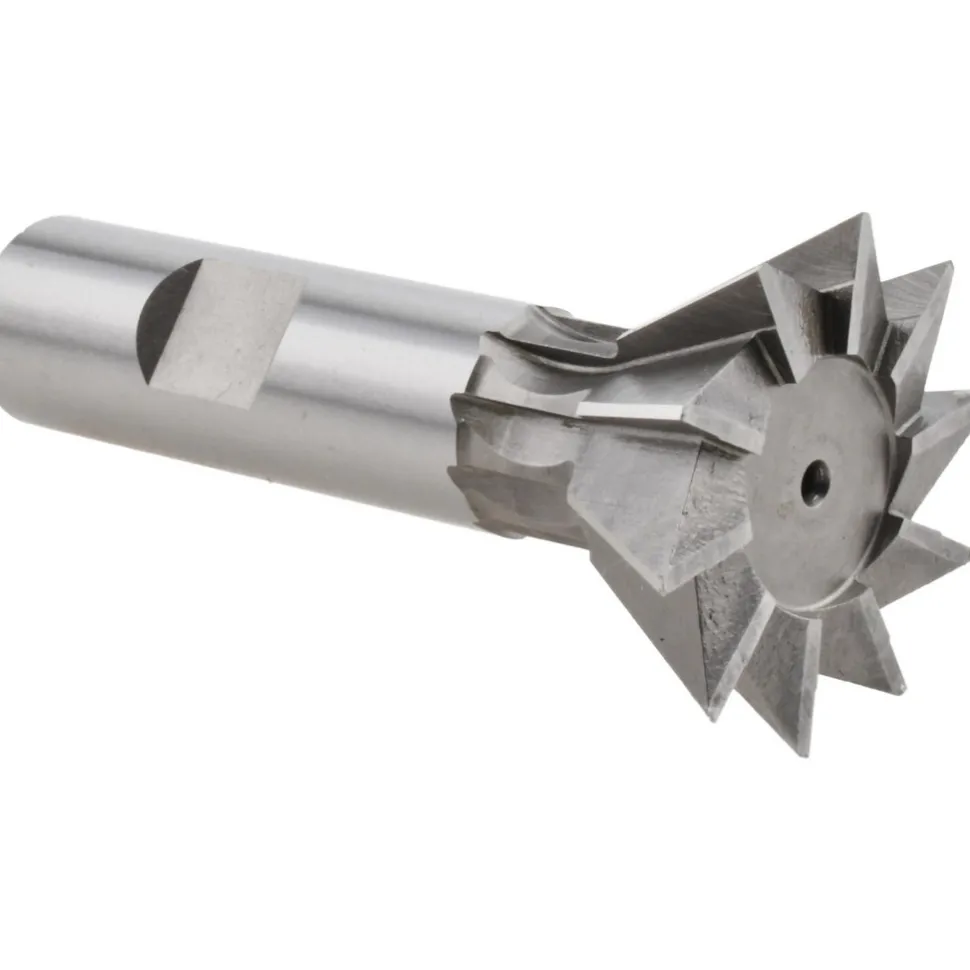 Dovetail Cutter: 60 °, 1-3/8" Cut Dia, 9/16" Cut Width, High Speed Steel