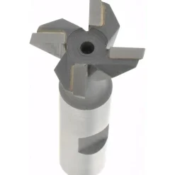 Dovetail Cutter: 45 °, 1" Cut Dia, 5/16" Cut Width, Carbide Tipped