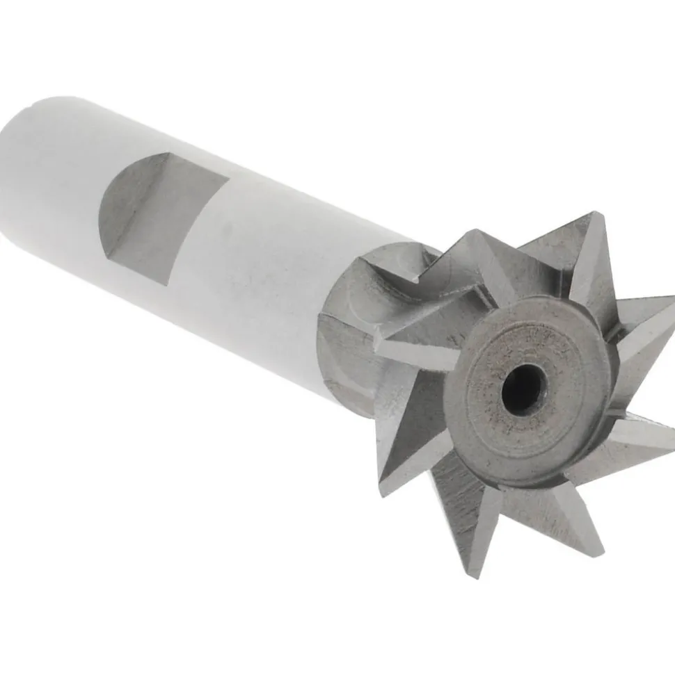 Dovetail Cutter: 60 °, 3/4" Cut Dia, 5/16" Cut Width, High Speed Steel