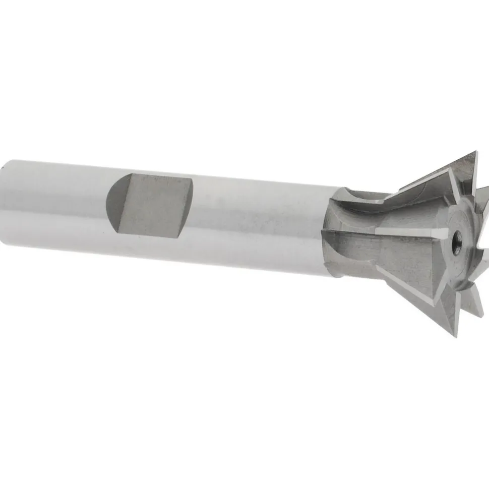 Dovetail Cutter: 60 °, 3/4" Cut Dia, 5/16" Cut Width, High Speed Steel