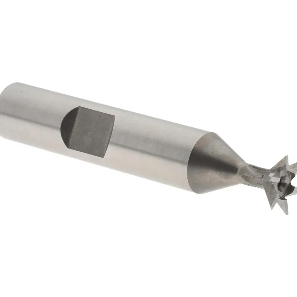 Dovetail Cutter: 45 °, 3/8" Cut Dia, 3/16" Cut Width, High Speed Steel