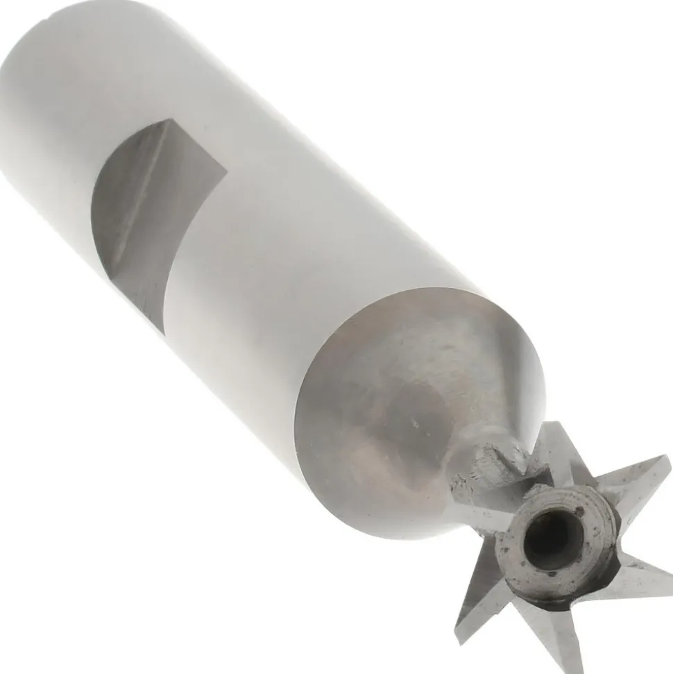 Dovetail Cutter: 45 °, 3/8" Cut Dia, 3/16" Cut Width, High Speed Steel