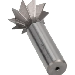 Dovetail Cutter: 45 °, 1-3/8" Cut Dia, 9/16" Cut Width, High Speed Steel