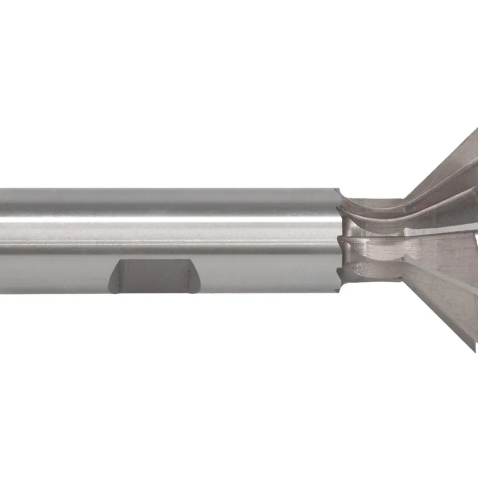 Dovetail Cutter: 45 °, 1-3/8" Cut Dia, 9/16" Cut Width, High Speed Steel