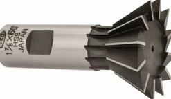 Dovetail Cutter: 60 °, 1-7/8" Cut Dia, 13/16" Cut Width, High Speed Steel