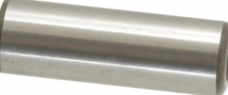 Dowel Pin: 1/2" Dia, 1-1/2" OAL, Alloy Steel