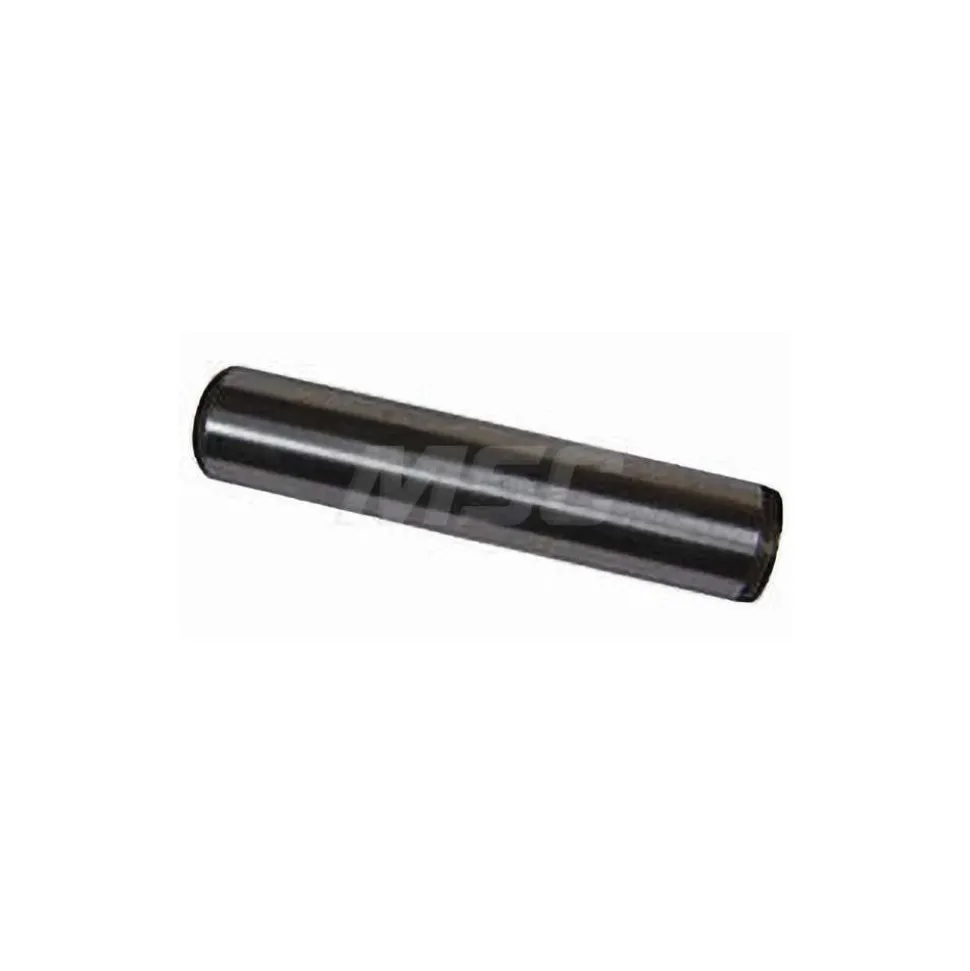 Dowel Pin: 3/8" Dia, 1-1/2" OAL, Alloy Steel, Grade 8, Luster Finish