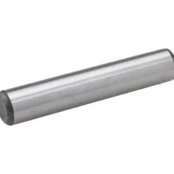 Dowel Pin: 3/8" Dia, 2" OAL, Alloy Steel, Grade 8, Bright/Uncoated Finish
