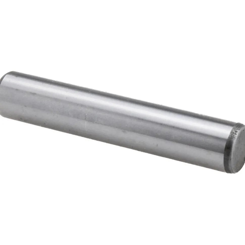 Dowel Pin: 3/8" Dia, 2" OAL, Alloy Steel, Grade 8, Bright/Uncoated Finish