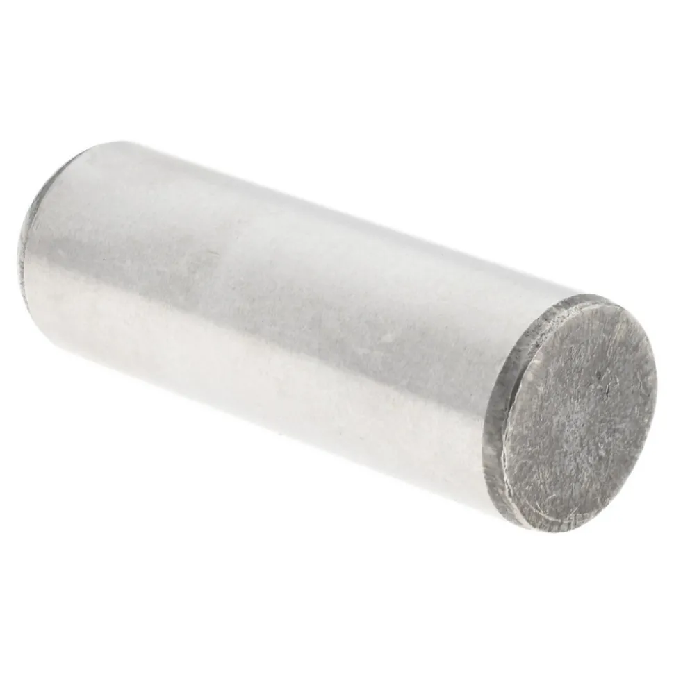 Dowel Pin: 1/2" Dia, 1-1/2" OAL, Alloy Steel, Grade 8