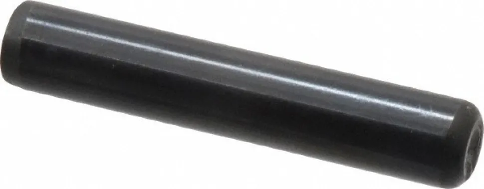Dowel Pin: 3/8" Dia, 2" OAL, Alloy Steel, Grade 8, Luster Finish