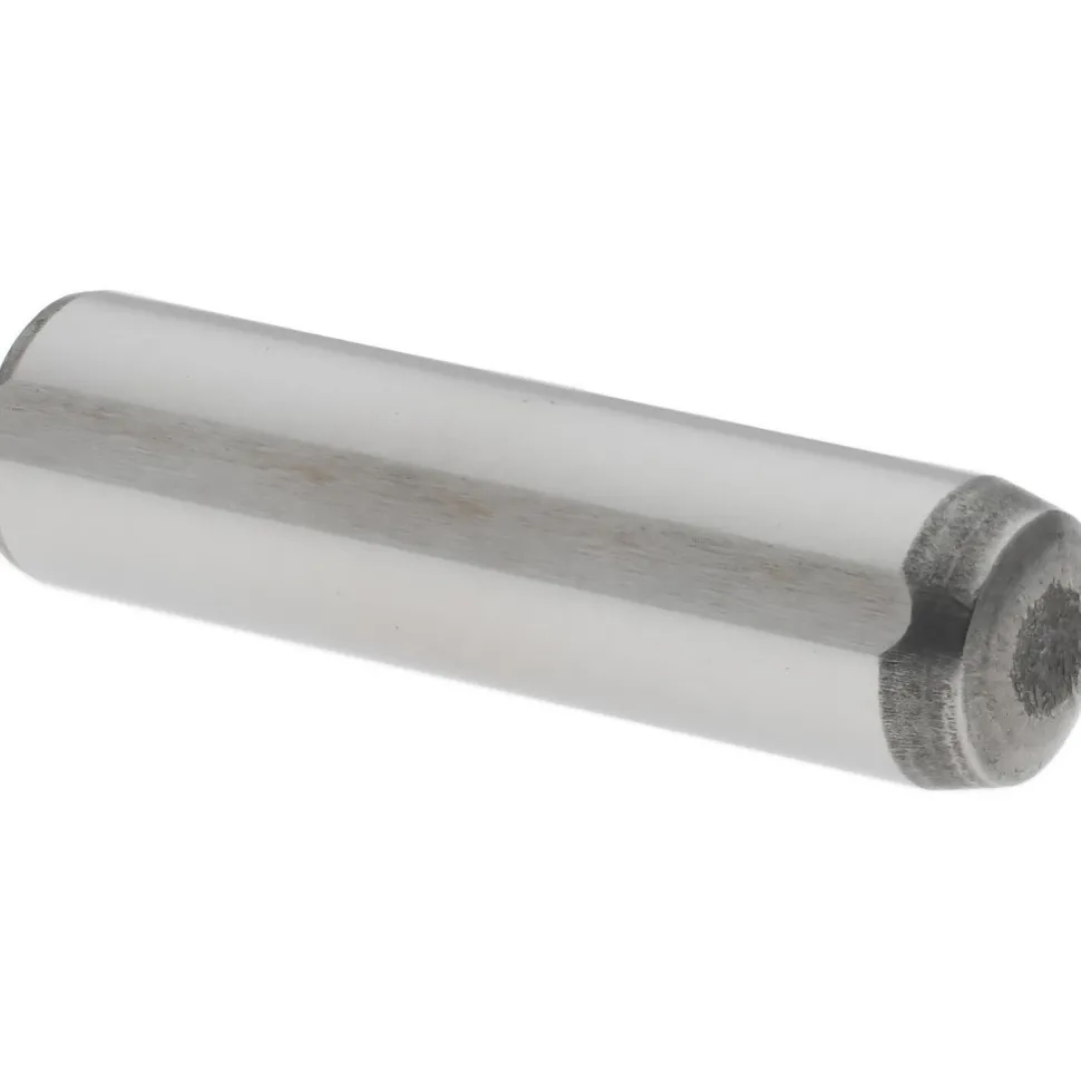 Dowel Pin: 8.00 mm Dia, 30.00 mm OAL, Alloy Steel