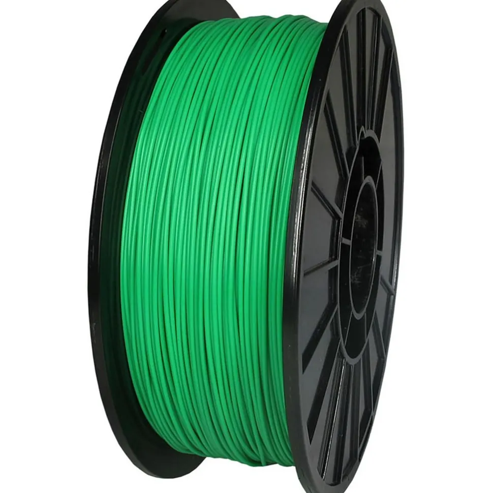 3D Printer Filaments: Filament Material: PLA; Color: Green; Color Family: Green; Compatible Printer Speed: 45, 300 mm/s