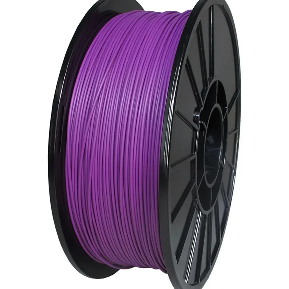 3D Printer Filaments: Filament Material: PLA; Color: Purple; Color Family: Violet; Compatible Printer Speed: 45, 300 mm/s