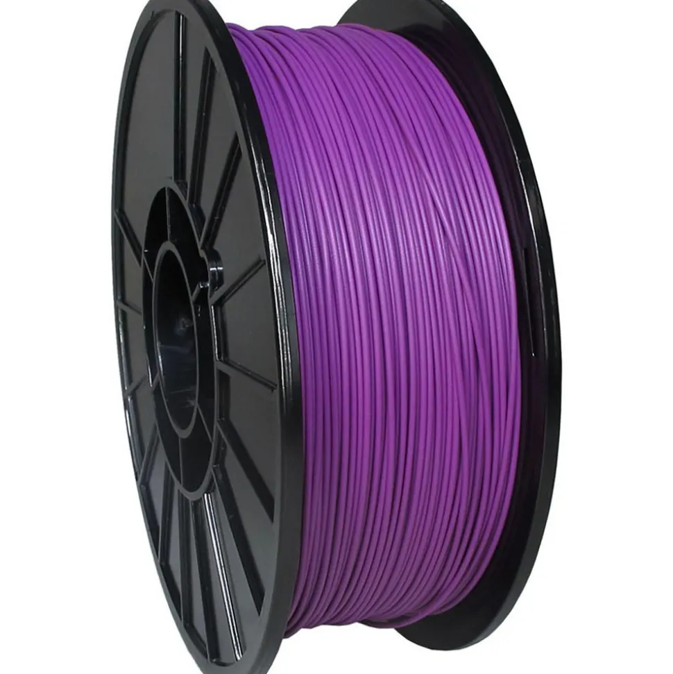3D Printer Filaments: Filament Material: PLA; Color: Purple; Color Family: Violet; Compatible Printer Speed: 45, 300 mm/s