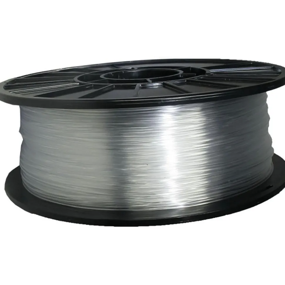 3D Printer Filaments: Filament Material: PETG; Color: Natural; Color Family: White; Compatible Printer Speed: 45, 300 mm/s