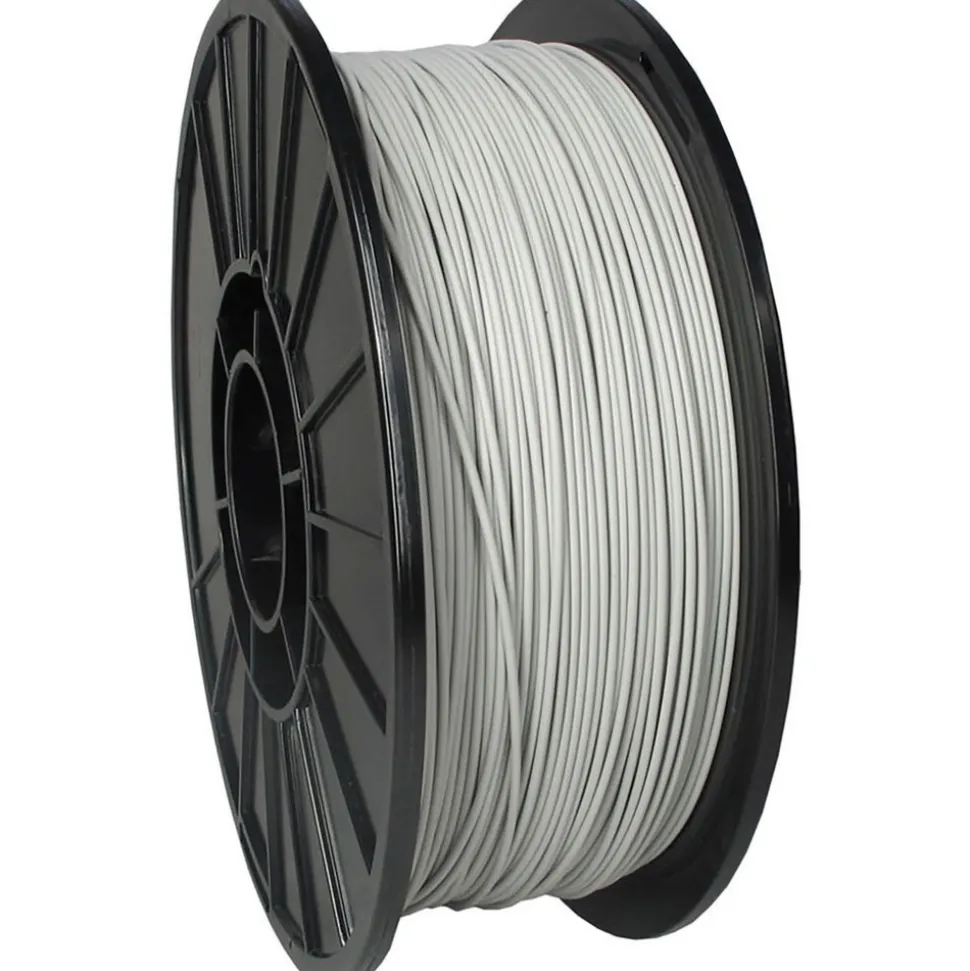 3D Printer Filaments: Filament Material: PLA; Color: Light Grey; Color Family: Grey; Compatible Printer Speed: 45, 300 mm/s