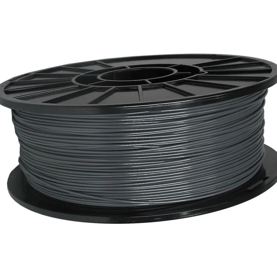 3D Printer Filaments: Filament Material: ABS; Color: Dark Grey; Color Family: Grey; Compatible Printer Speed: 45, 300 mm/s