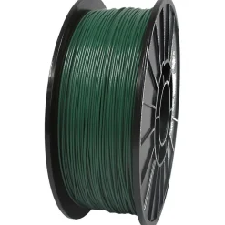 3D Printer Filaments: Filament Material: PLA; Color: Forest Green; Color Family: Green; Compatible Printer Speed: 45, 300 mm/s