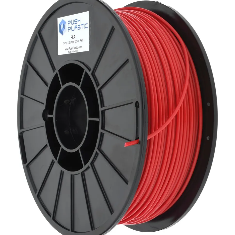 3D Printer Filaments: Filament Material: PLA; Color: Red; Color Family: Red