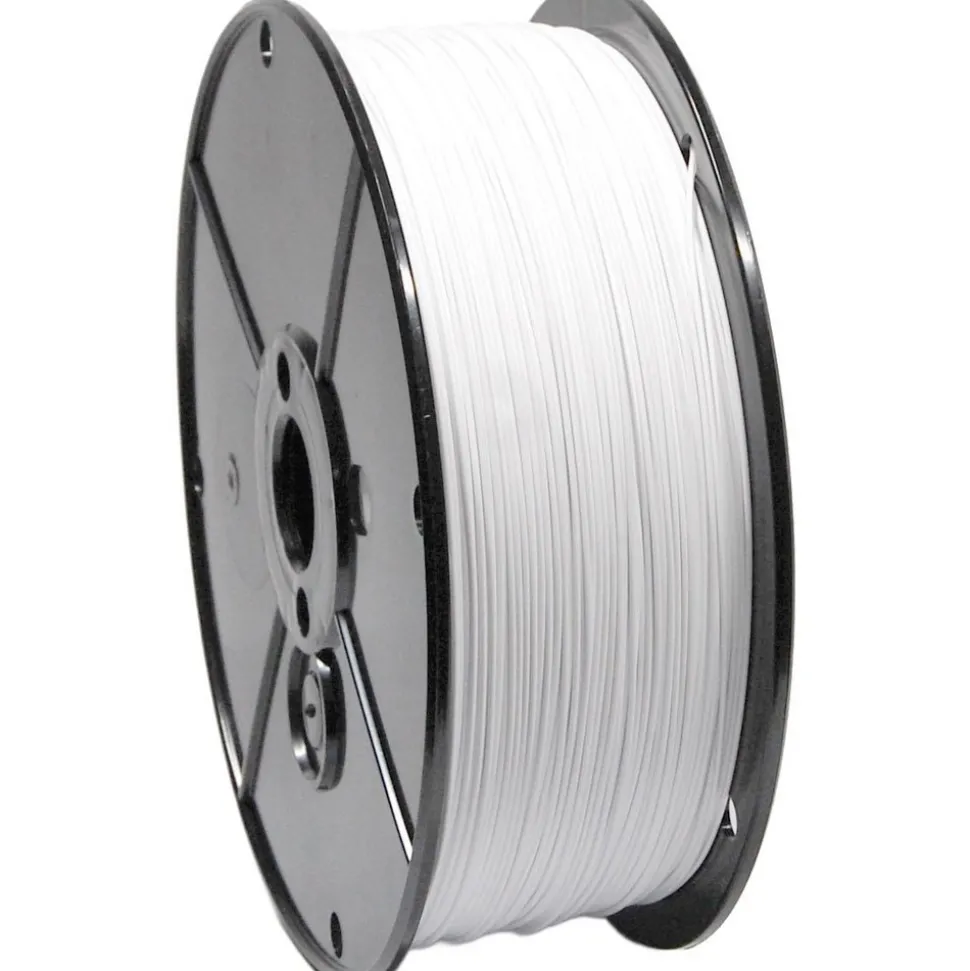 3D Printer Filaments: Filament Material: PLA; Color: White; Color Family: White; Compatible Printer Speed: 45, 300 mm/s