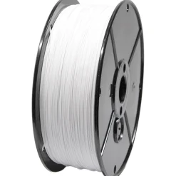 3D Printer Filaments: Filament Material: PLA; Color: White; Color Family: White; Compatible Printer Speed: 45, 300 mm/s