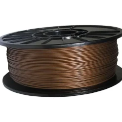 3D Printer Filaments: Filament Material: PLA; Color: Bronze Metallic; Color Family: Red, Orange; Compatible Printer Speed: 45, 300 mm/s