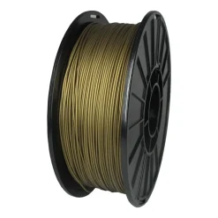 3D Printer Filaments: Filament Material: PLA; Color: Gold Metallic; Color Family: Yellow, Orange; Compatible Printer Speed: 45, 300 mm/s