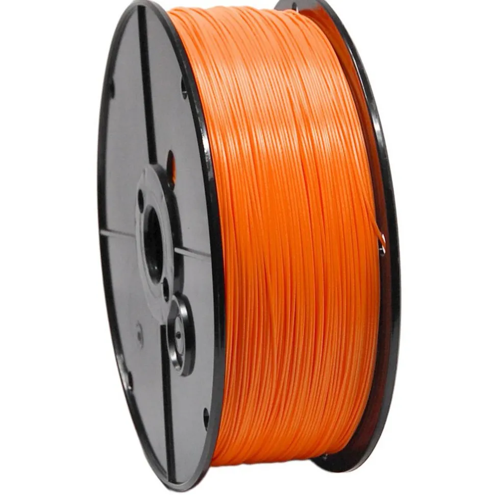 3D Printer Filaments: Filament Material: PLA; Color: Orange; Color Family: Orange; Compatible Printer Speed: 45, 300 mm/s