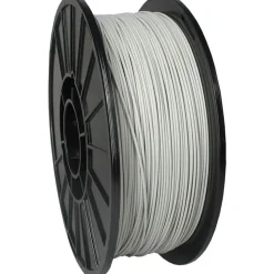 3D Printer Filaments: Filament Material: PETG; Color: Light Grey; Color Family: Grey; Compatible Printer Speed: 45, 300 mm/s