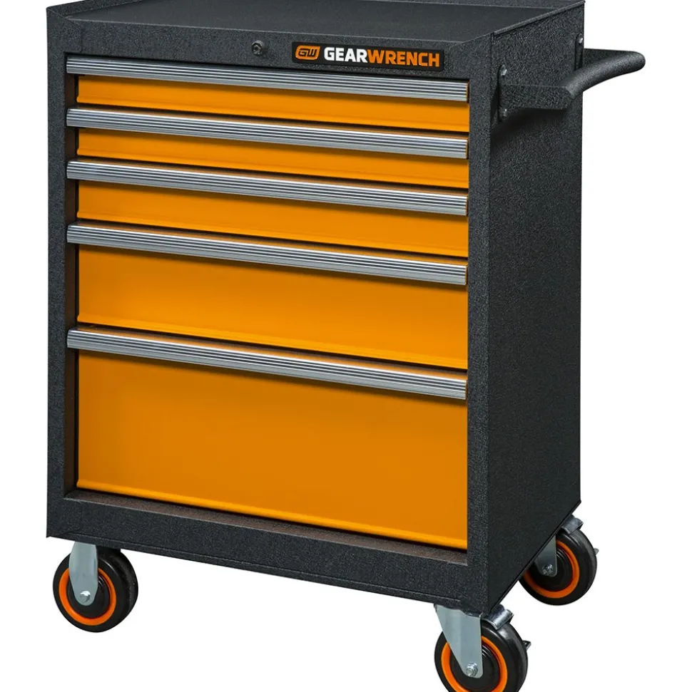 26" 5-Drawer Rolling Tool Cabinet