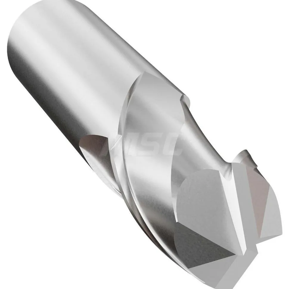 Drill Mill: 1/4" Dia, 3/4" LOC, 2 Flutes, 90 ° Point, Solid Carbide