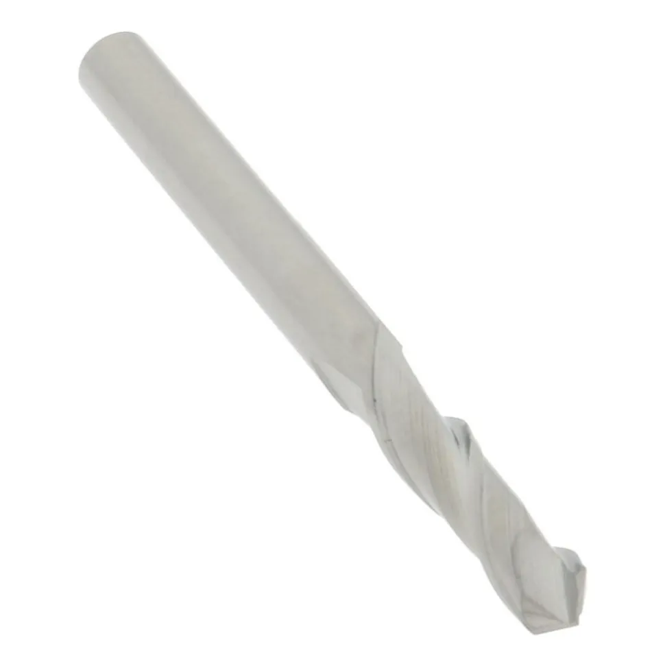 Drill Mill: 1/8" Dia, 1/2" LOC, 2 Flutes, 90 ° Point, Solid Carbide