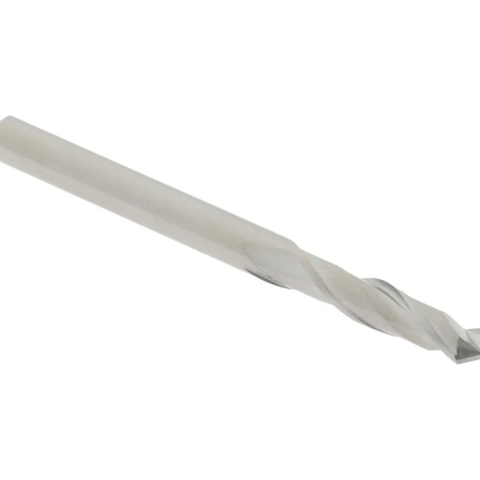 Drill Mill: 1/8" Dia, 1/2" LOC, 2 Flutes, 90 ° Point, Solid Carbide