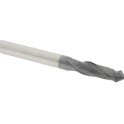 Drill Mill: 1/4" Dia, 3/4" LOC, 2 Flutes, 90 ° Point, Solid Carbide