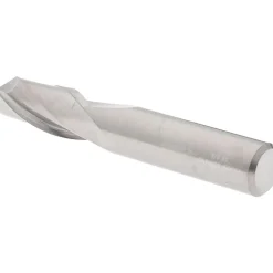 Drill Mill: 3/8" Dia, 1" LOC, 2 Flutes, 90 ° Point, Solid Carbide
