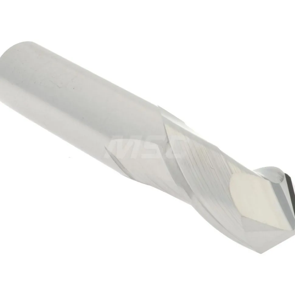 Drill Mill: 1/2" Dia, 1" LOC, 2 Flutes, 90 ° Point, Solid Carbide