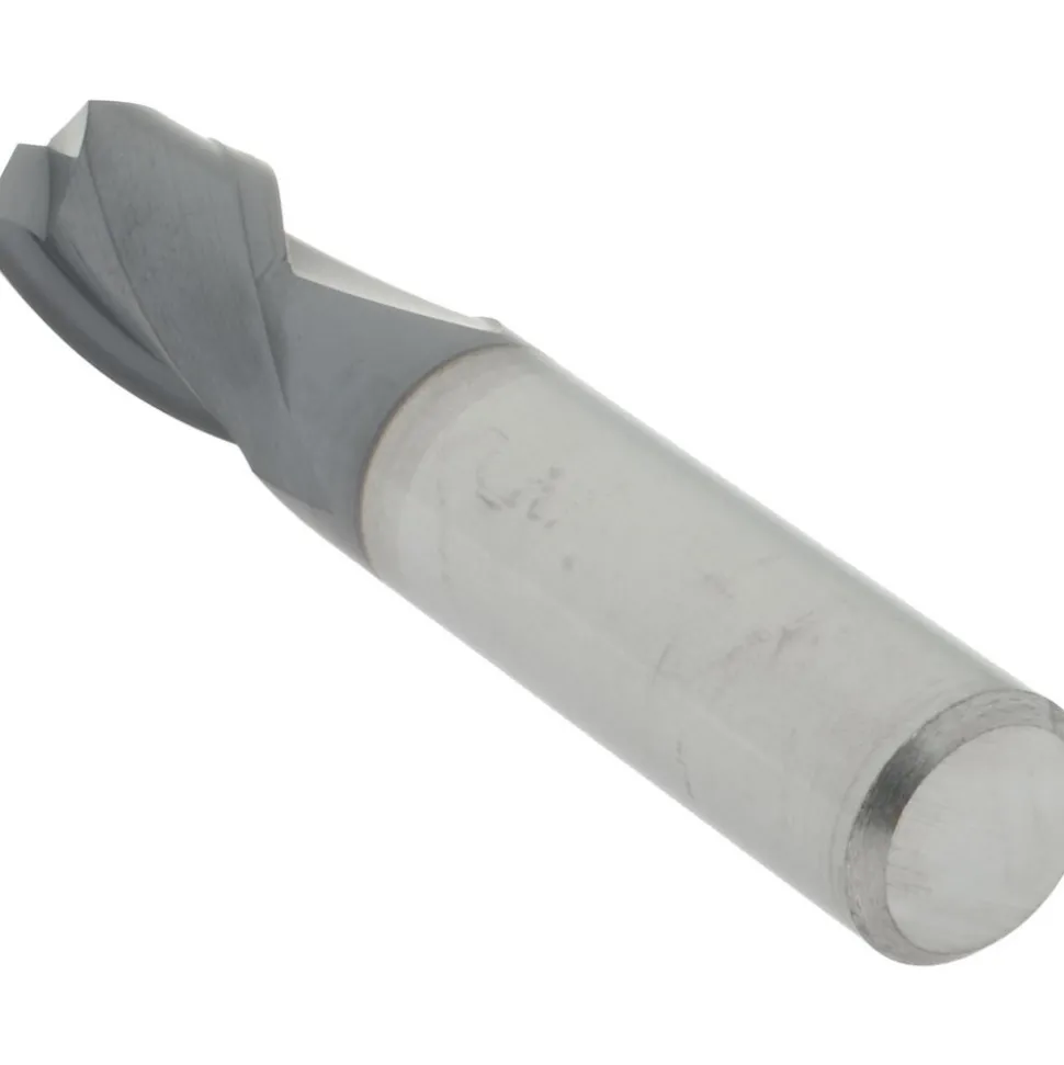 Drill Mill: 1/2" Dia, 1" LOC, 2 Flutes, 90 ° Point, Solid Carbide