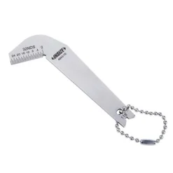 Drill Point Gages: Head Material: Stainless Steel; Bevel Angle: 118.00; Includes Ruler: Yes