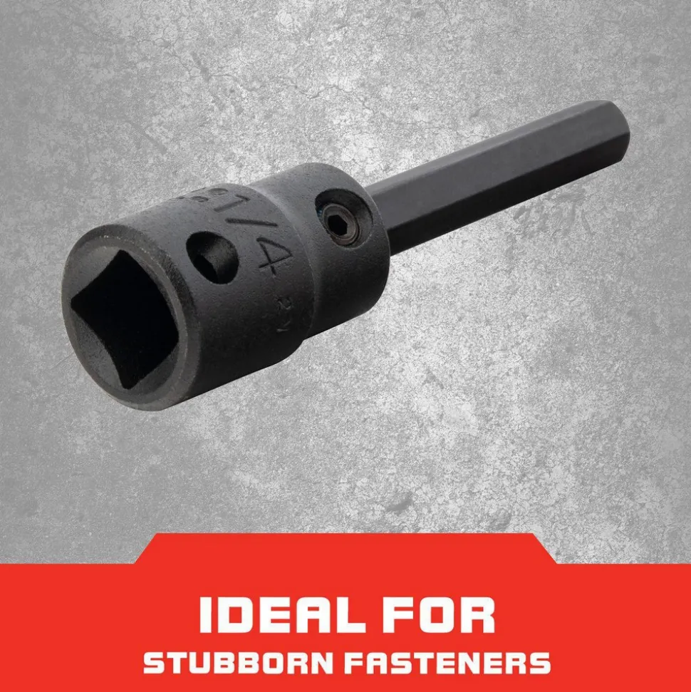 3/8" Drive, 1/4" Impact Hex Bit Socket