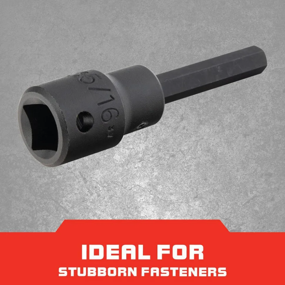 1/2" Drive, 5/16" Impact Hex Bit Socket
