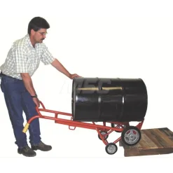 Drum Hand Truck: 1 Drum, 55 gal