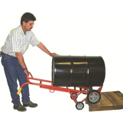 Drum Hand Truck: 1 Drum, 55 gal