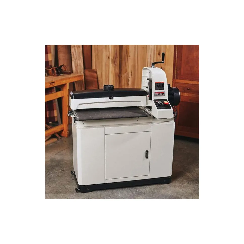 Drum Sanding Machines; Bench or Floor: Floor; Drum Dia (Inch): 5; Drum Dia: 5 in; Drum Length (Inch): 25; Drum Length: 25 in; Phase: 1; Maximum Sanding Depth (Inch): 4; Maximum Sanding Depth: 4 in; Maximum Workpiece Thickness (Inch): 4; Minimum Workpiece Thickness: 0.0310 in