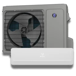 Ductless Mini-Split Condensers: Tonnage: 2; Cooling Capacity (BtuH): 24000; Heating Capacity (BtuH): 25000; Number of HVAC Zones: 1