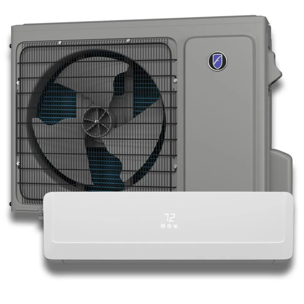 Ductless Mini-Split Condensers: Tonnage: 2; Cooling Capacity (BtuH): 24000; Heating Capacity (BtuH): 25000; Number of HVAC Zones: 1